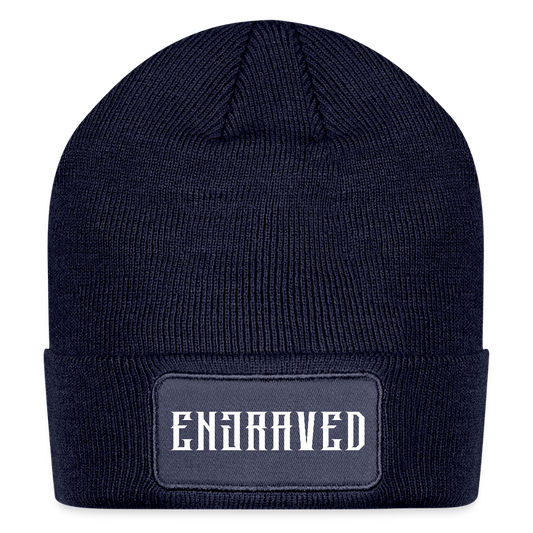 Patch Beanie - navy