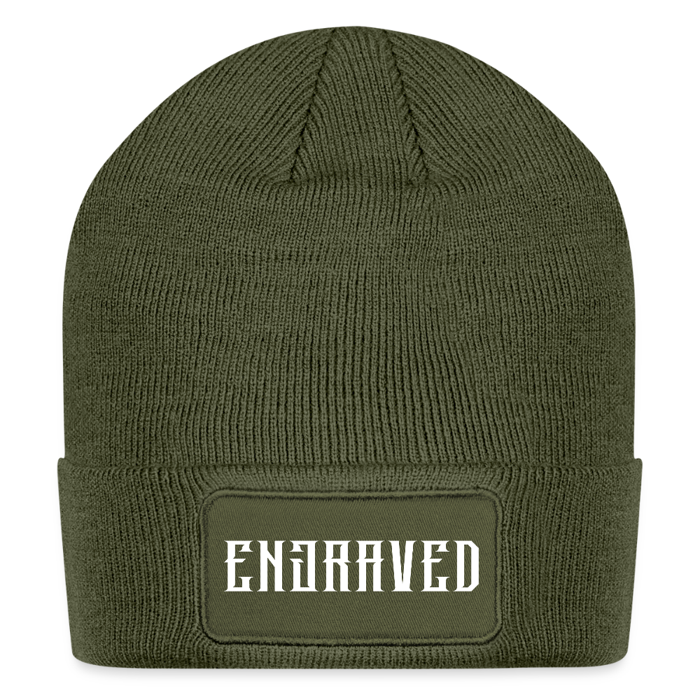 Patch Beanie - olive