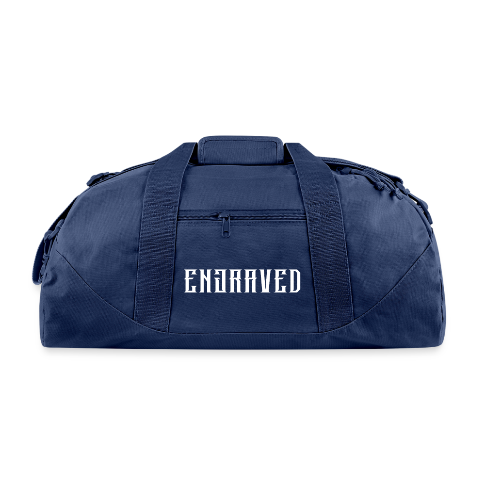 ENGRAVED Duffle Bag - navy