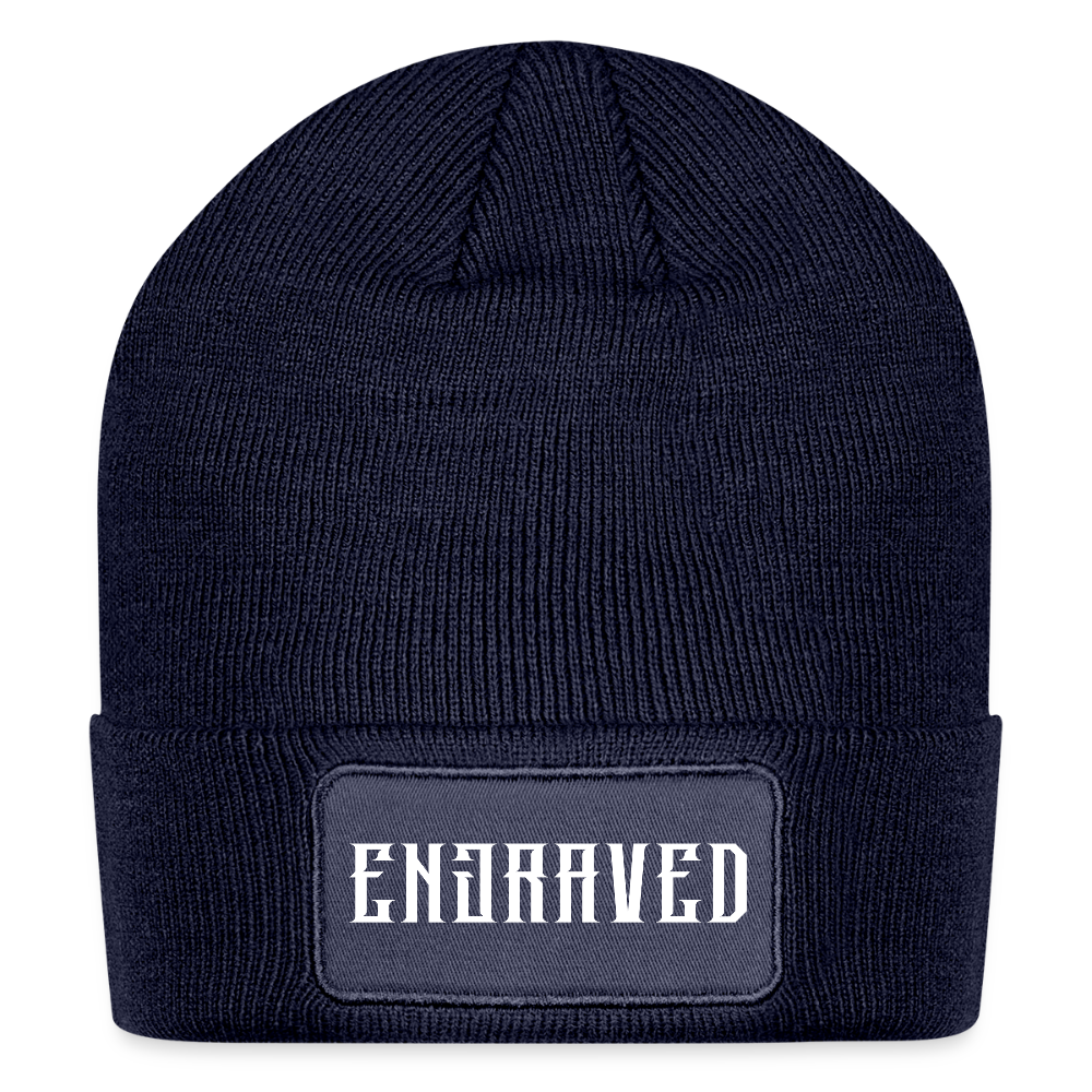 Patch Beanie - navy
