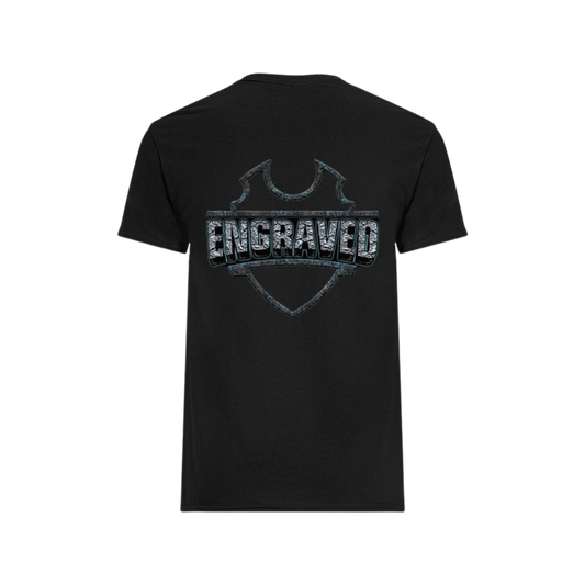 'Old School' ENGRAVED Classic T-Shirt